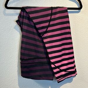 Zyia ombre purple stripe 7/8 leggings